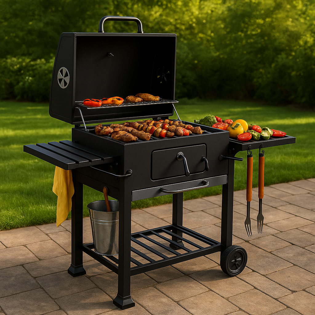 Lifestyle grill image - outdoor patio