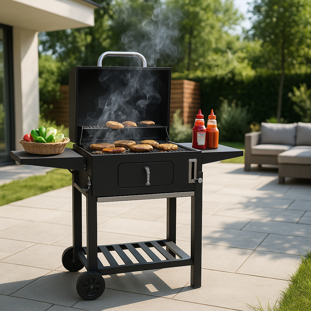 Lifestyle grill image - studio setting